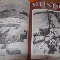 Coleccionismo de Revistas y Periódicos: MUNDO - TOMO V , DEL 87 AL 103 - 1942