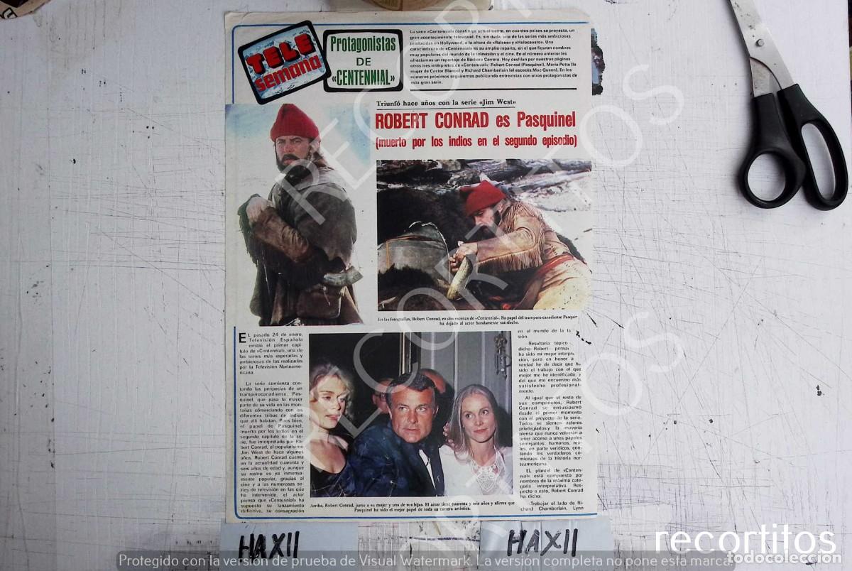 Sammeln von Zeitschriften und Zeitungen: ROBERT CONRAD JIM WEST PASQUINEL