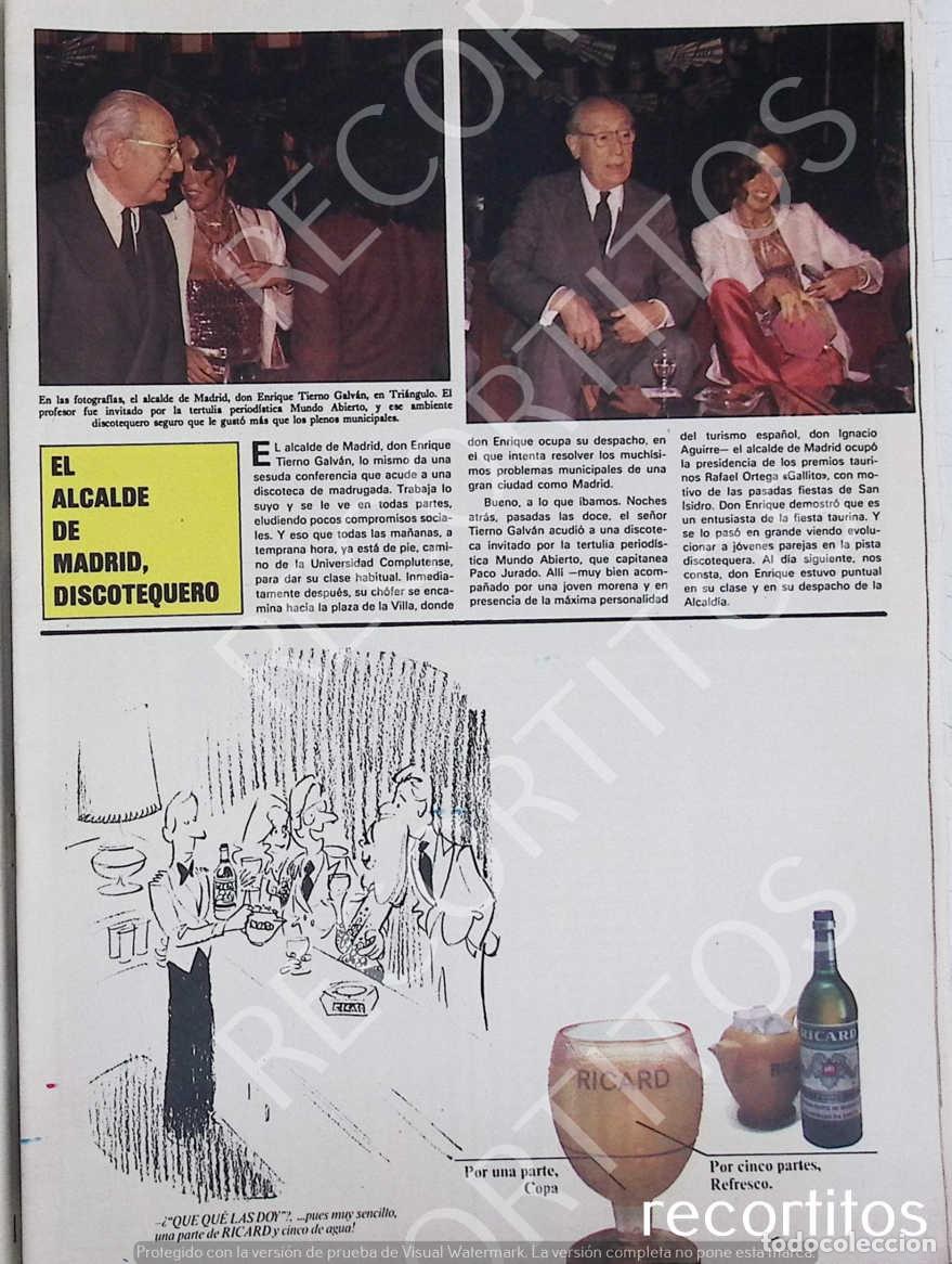 Collectionnisme de Revues et Journaux: enrique tierno galvan ANUNCIO RICARD