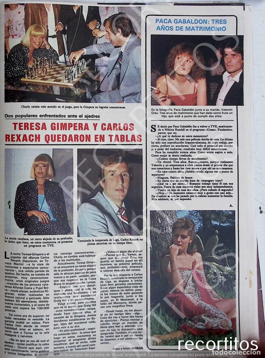 Collectionnisme de Revues et Journaux: PACA GABALDON MARY FRANCIS TERESA GIMPERA CARLOS REXACH