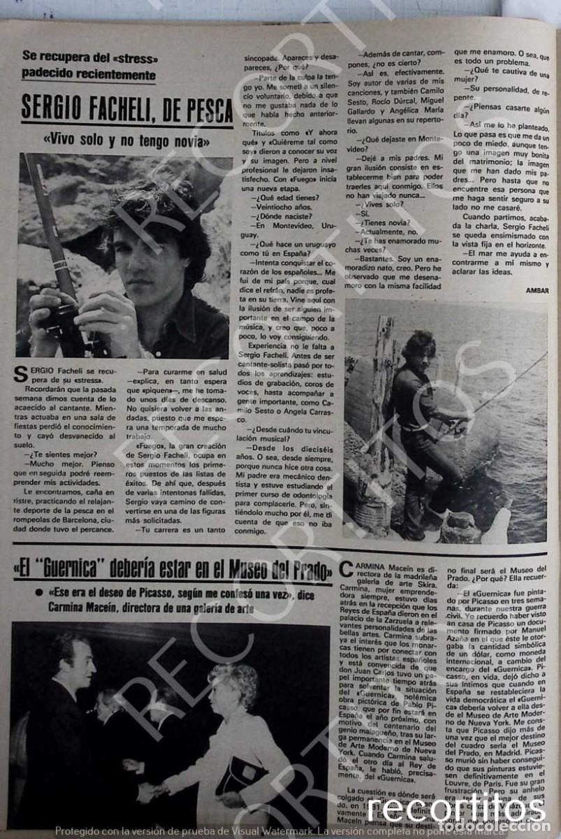 Colecionismo de Revistas e Jornais: sergio fachelli FACHELI EL REY JUAN CARLOS I EL GUERNICA