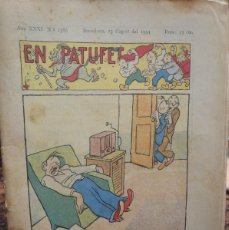 Coleccionismo de Revistas y Periódicos: EN PATUFET - Nº 1586 - 1934 - TEXTO EN CATALAN