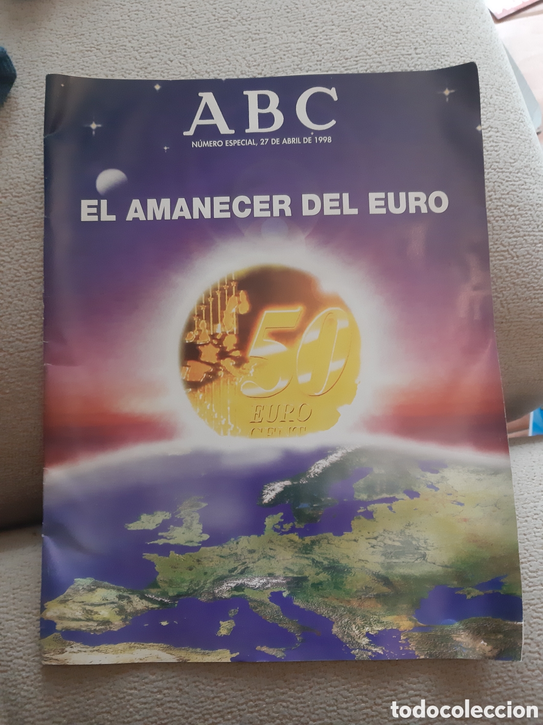 Coleccionismo de Revistas y Peri&oacute;dicos: ABC. Numero Especial. 27 de Abril de 1998. El Amanecer del Euro