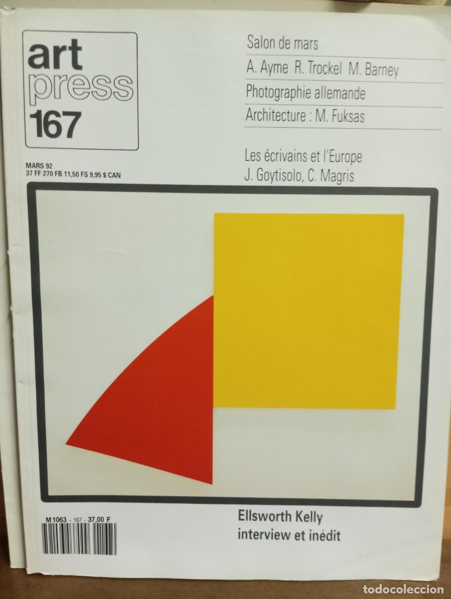 Collectionnisme de Revues et Journaux: (arte, dise&ntilde;o, tendencias) revista Art press. A&ntilde;o 1992. N&deg; 167