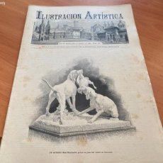 Coleccionismo de Revistas y Periódicos: ILUSTRACION ARTISTICA Nº 160 19 ENERO 1885. INTONSO PORTADA MUERTO MALTRATADO CONDE FERRIERES (AB-8)