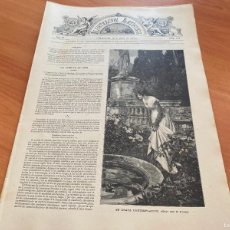 Coleccionismo de Revistas y Periódicos: ILUSTRACION ARTISTICA Nº 177 18 MAYO 1885. INTONSO PORTADA GRATA CONTEMPLACION NICZKY (AB-8)