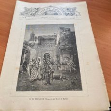 Coleccionismo de Revistas y Periódicos: ILUSTRACION ARTISTICA Nº 182 22 JUNIO 1885. INTONSO PORTADA MERCADO DE FEZ. MADRAZO (AB-8)