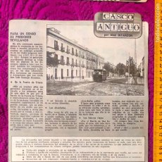 Coleccionismo de Revistas y Periódicos: NOTICIA SEVILLA CASCO ANTIGUO ANTONIO BURGOS ABEL INFANZON - CENSO DE PREGONES SEVILLANOS, TRIANA