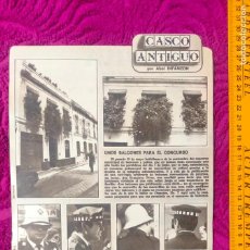 Coleccionismo de Revistas y Periódicos: NOTICIA SEVILLA CASCO ANTIGUO ANTONIO BURGOS ABEL INFANZON - CONCURSO DE BALCONES, POLICIA MUNICIPAL
