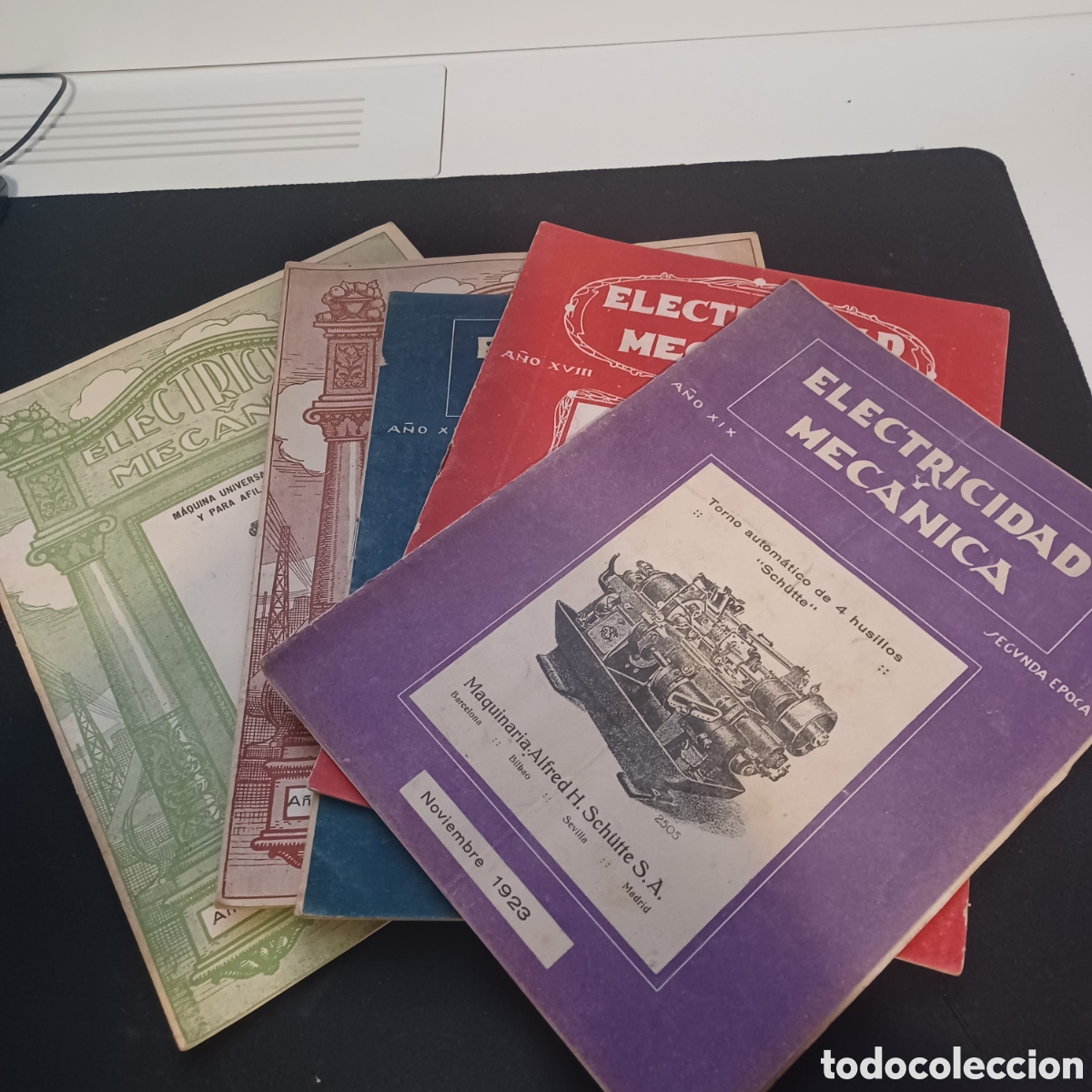 Coleccionismo de Revistas y Peri&oacute;dicos: 5 REVISTAS ELECTRICIDAD Y MECANICA A&Ntilde;OS 1922-1924