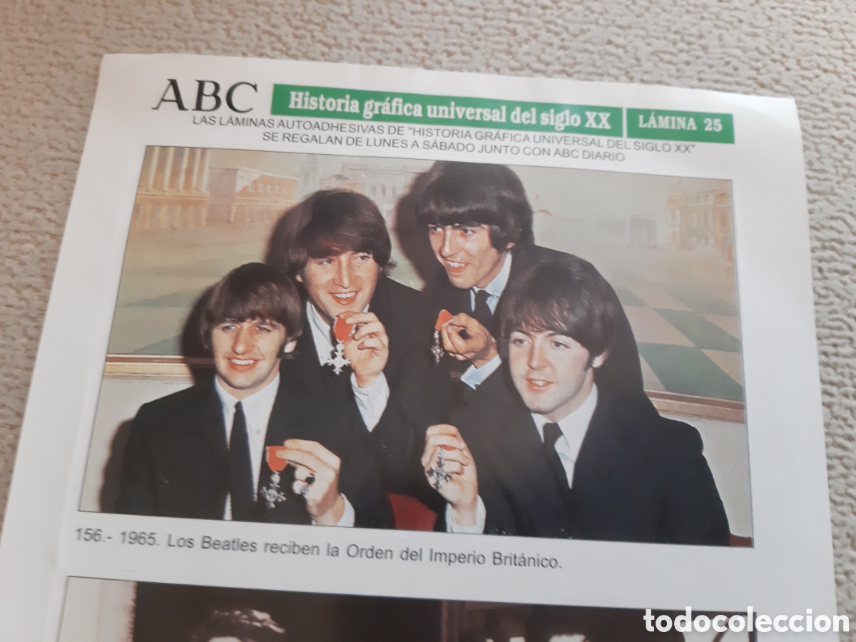Coleccionismo de Revistas y Peri&oacute;dicos: The Beatles - Historia Gr&aacute;fica Universal del siglo XX - L&aacute;mina 25 - ABC LUCHA SUFRAGISTA 1913 ETC