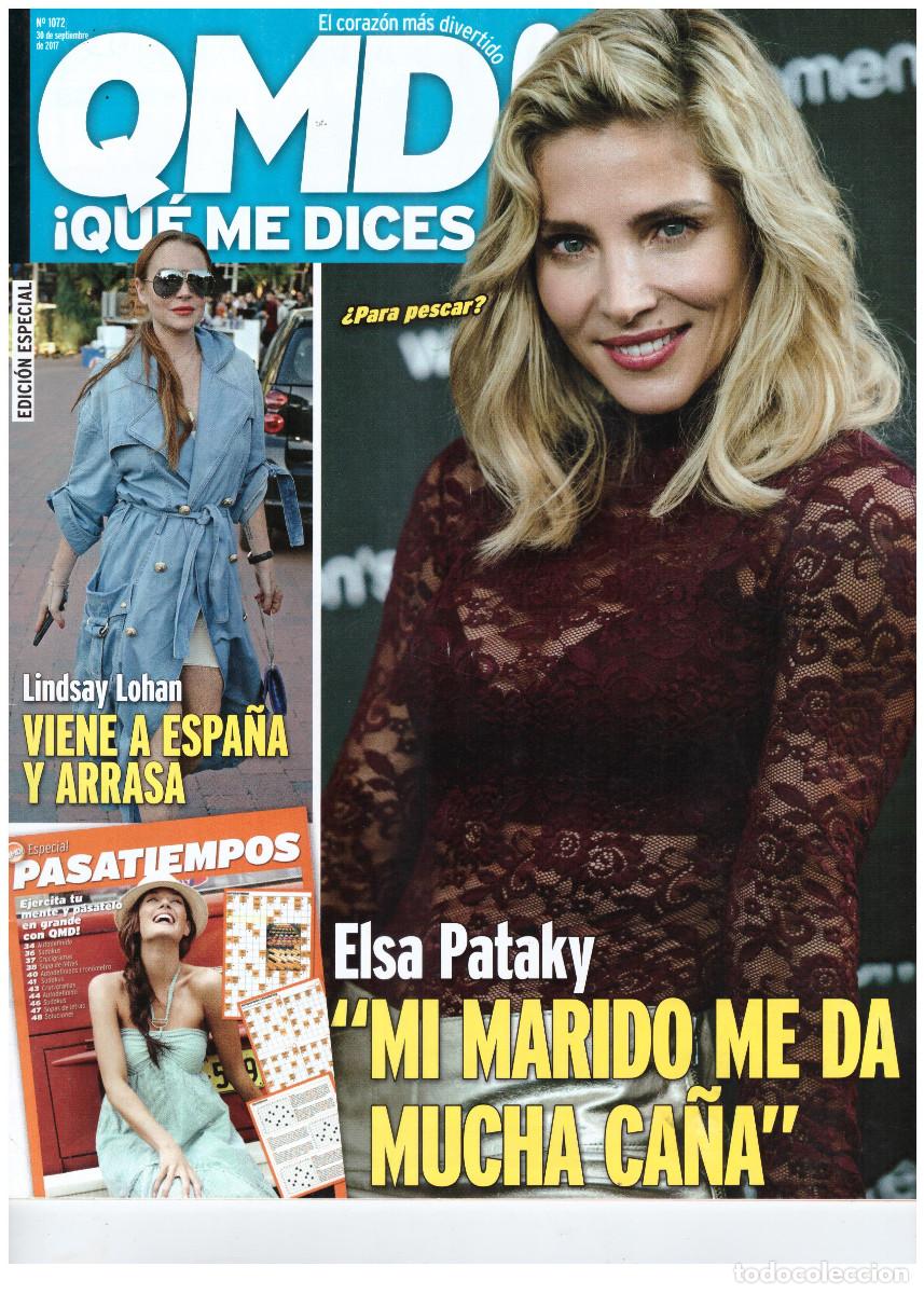 Colecionismo de Revistas e Jornais: REVISTA QMD: ELSA PATAKY / LINDSAY LOHAN / ALBA FLORES / JADE JAGGER / ANA DE ARMAS / OLIVIA MUNN