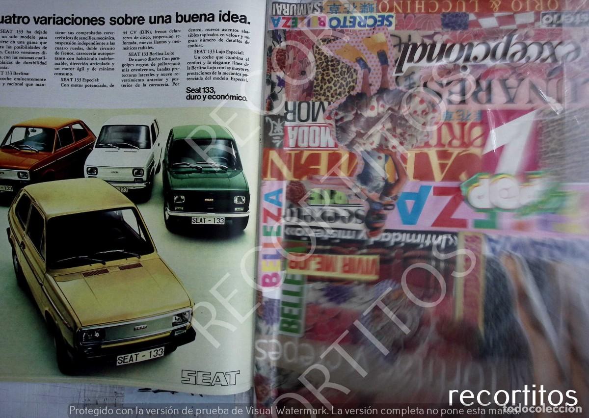 Coleccionismo de revistas y peri&oacute;dicos: SEAT 133 ANUNCIO PUBLICICDAD