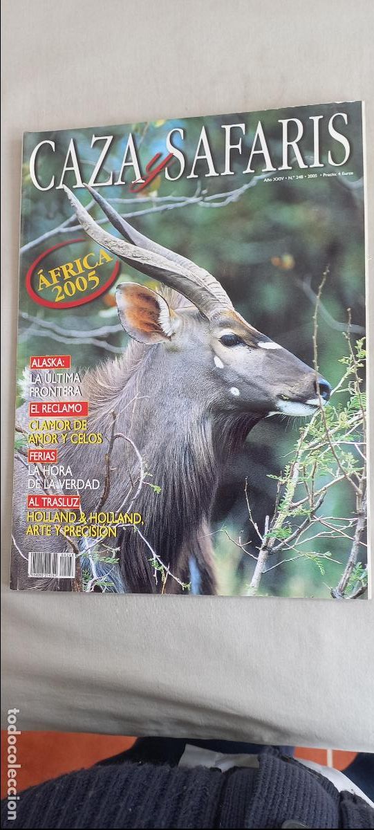 Coleccionismo de Revistas y Peri&oacute;dicos: REVISTA CAZA Y SAFARIS, N&ordm; 248. 2005. RECLAMO, AFRICA 2005, ALASKA, HOLLAND & HOLLAND..