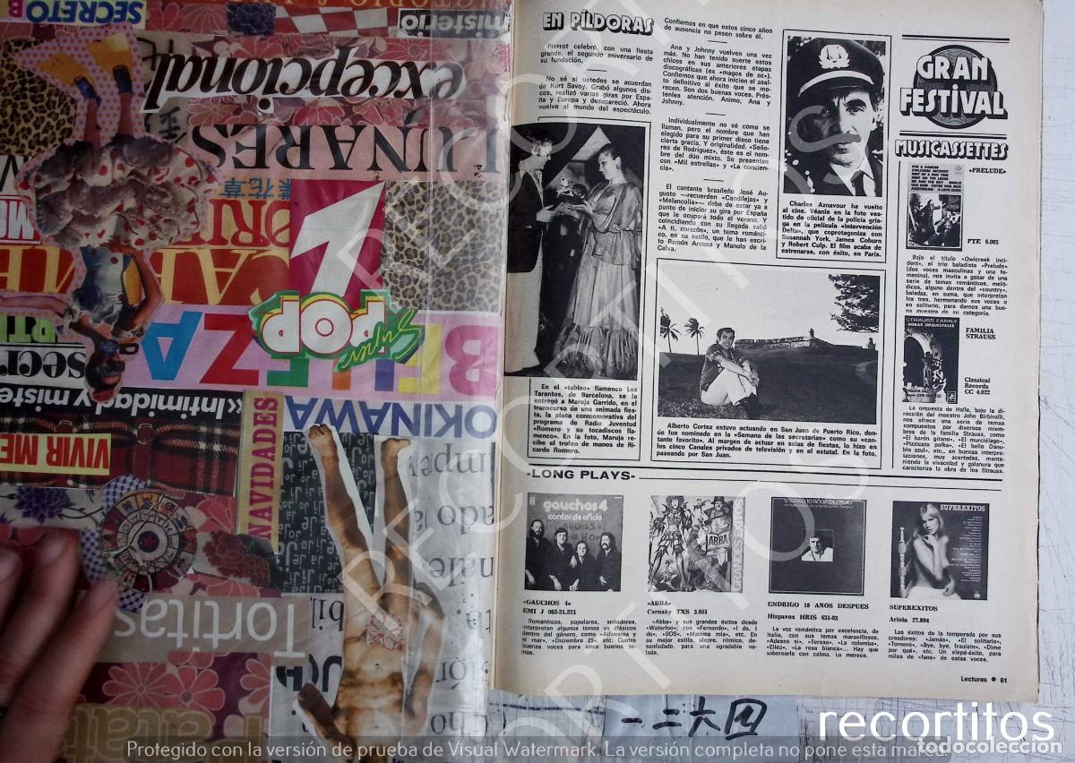 Coleccionismo de Revistas y Peri&oacute;dicos: ABBA MARUJA GARRISO ALBERTO CORTEZ LOS TARANTOS