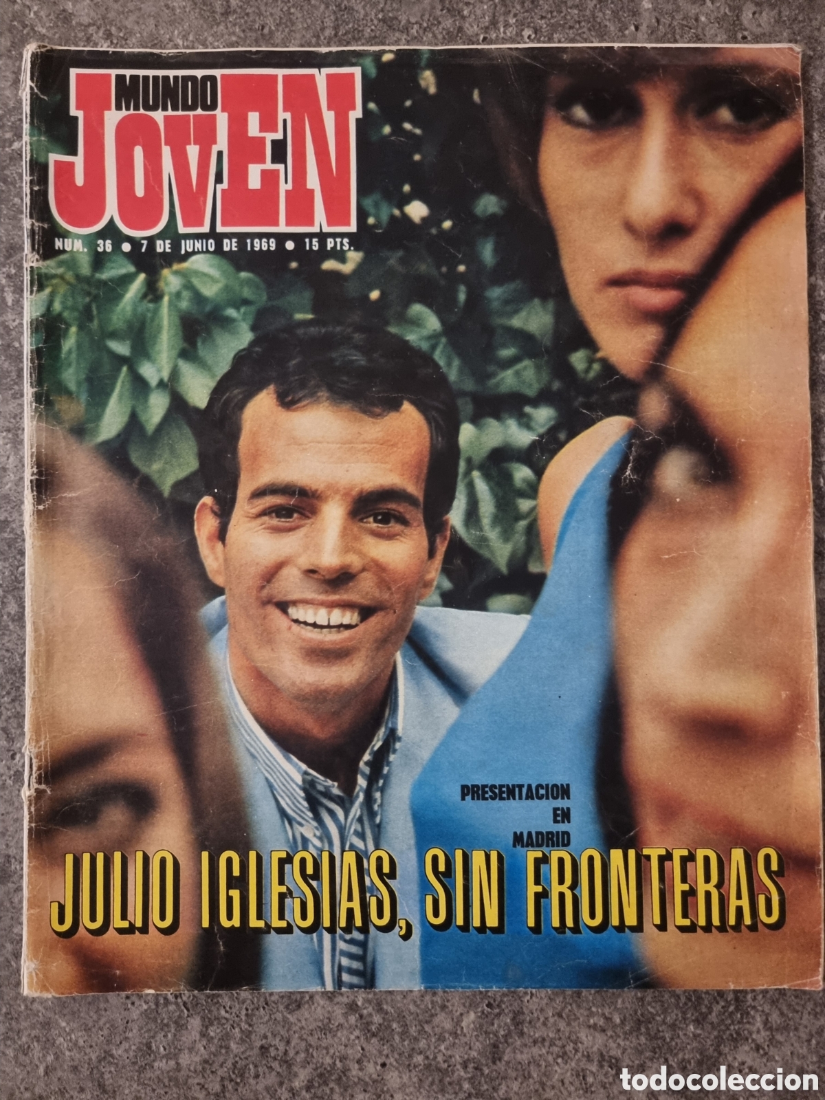 Coleccionismo de Revistas y Peri&oacute;dicos: Revista Mundo Joven N&deg; 36 1969 Julio Iglesias