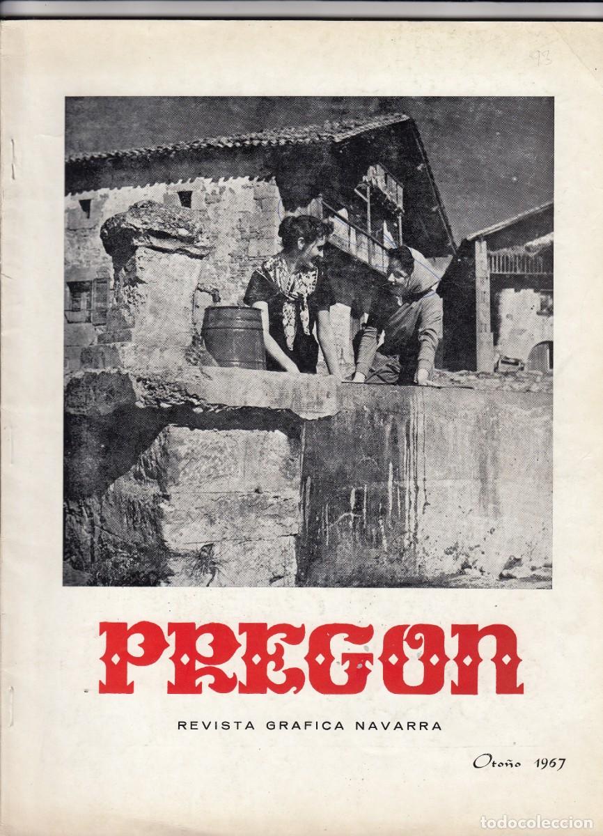 Coleccionismo de Revistas y Peri&oacute;dicos: PREG&Oacute;N N&ordm; 93 REVISTA GR&Aacute;FICA DE NAVARRA. 1967