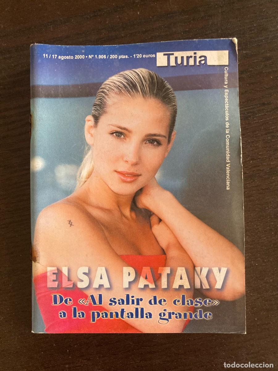 Collectionnisme de Revues et Journaux: CARTELERA TURIA N&ordm; 1906 / A&Ntilde;O 2000 / VALENCIA / Portada: Elsa Pataky