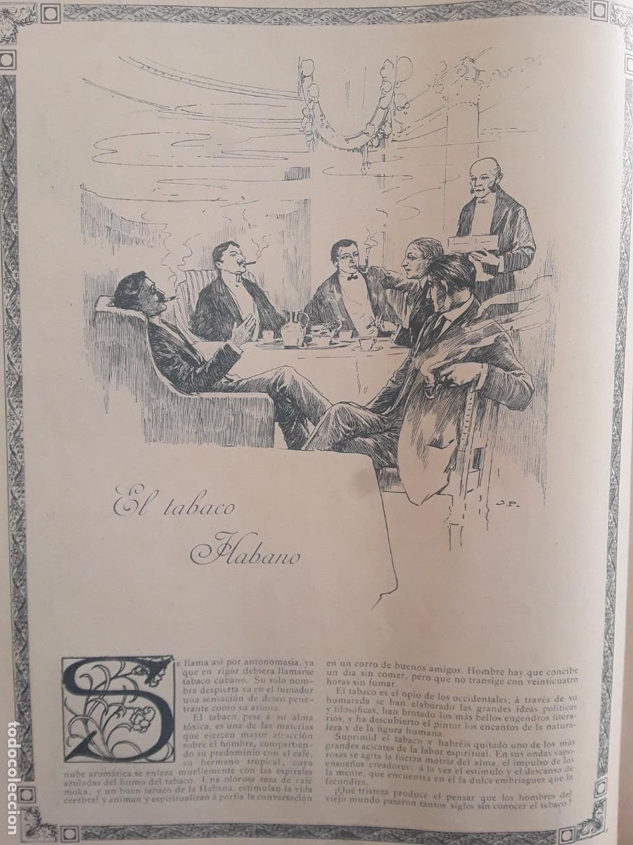 Coleccionismo de Revistas y Peri&oacute;dicos: EL TABACO HABANO PRODUCCION EXPORTACION ISLA CUBA CIGARROS PUROS 3 HOJAS A&Ntilde;O 1911