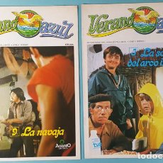 Coleccionismo de Revistas y Periódicos: LOTE 2 FASCÍCULOS VERANO AZUL RTVE 1982, 5. SONRISA DEL ARCO IRIS + 9. LA NAVAJA