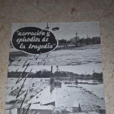 Coleccionismo de Revistas y Periódicos: REVISTA LUTO EN VALENCIA - RIADA DE 1957 -