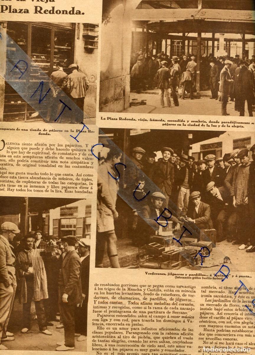 Coleccionismo de revistas y peri&oacute;dicos: REVISTA A&Ntilde;O 1930 LOS PAJAROS DE LA PLAZA REDONDA DE VALENCIA AVIADOR NAVARRO MARQUEZ MERCEDES MORENO