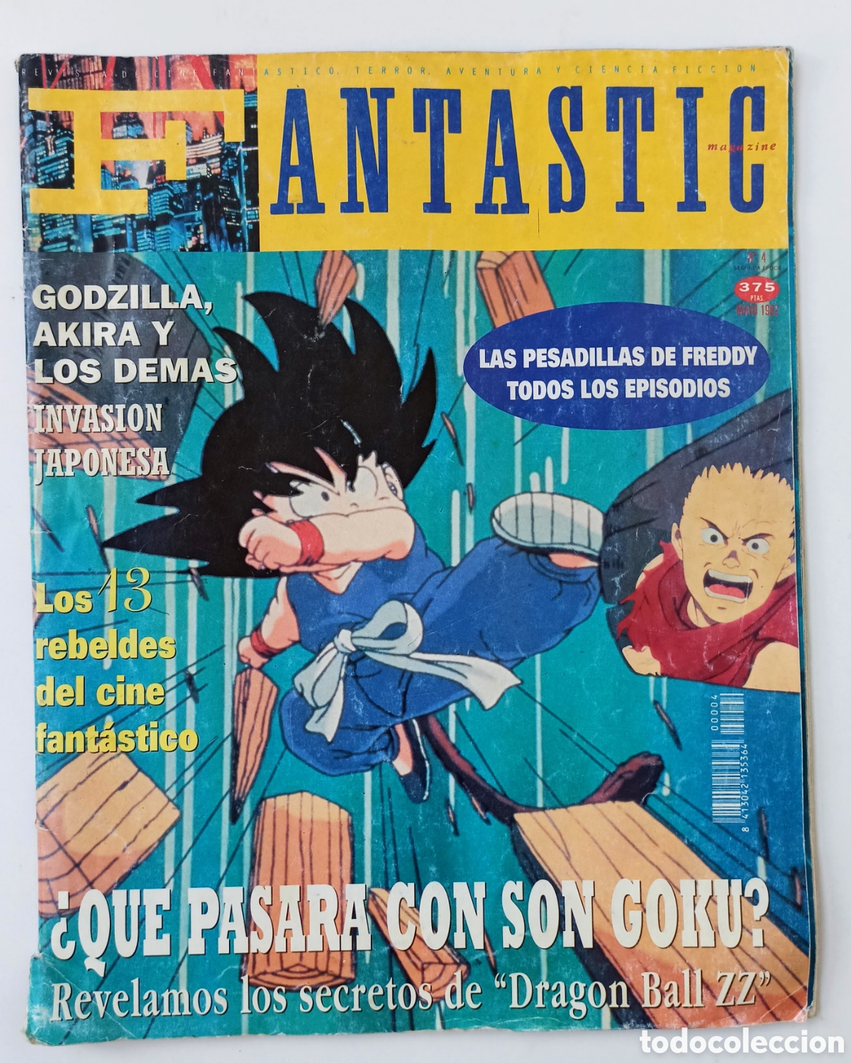 Coleccionismo de Revistas y Peri&oacute;dicos: DRAGON BALL 1992 REVISTA FANTASTIC MAGAZINE AKIRA TORIYAMA MAZINGER Z