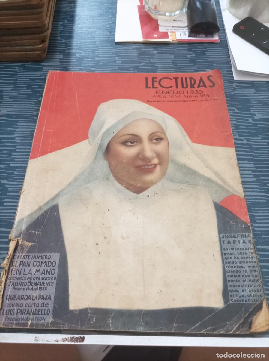 Sammeln von Zeitschriften und Zeitungen: REVISTA LECTURAS ENERO 1935,QUE DICE EL HOR&Oacute;SCOPO,VER FOTOS,LEER.