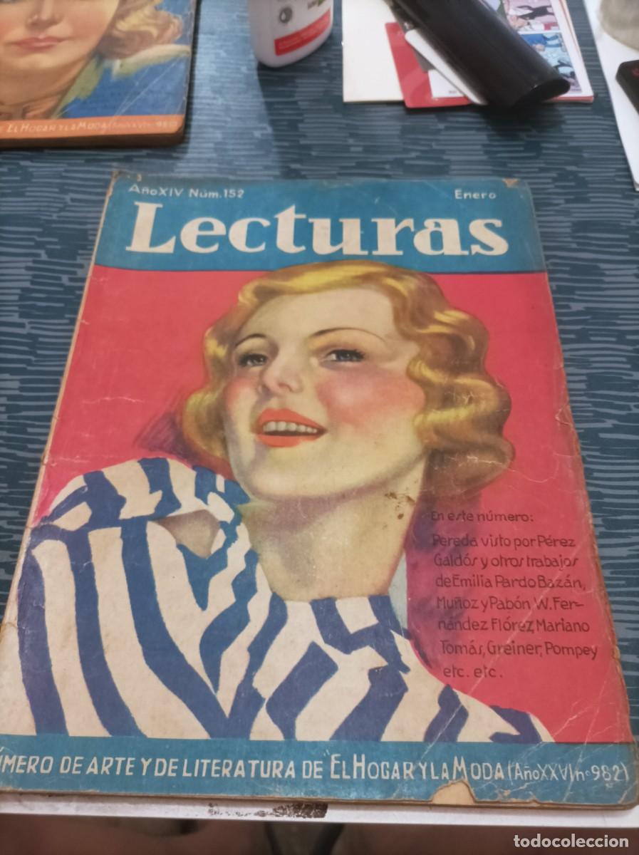 Collectionnisme de Revues et Journaux: REVISTA LECTURAS,1934, ENERO 152,VER FOTOS,LEER.