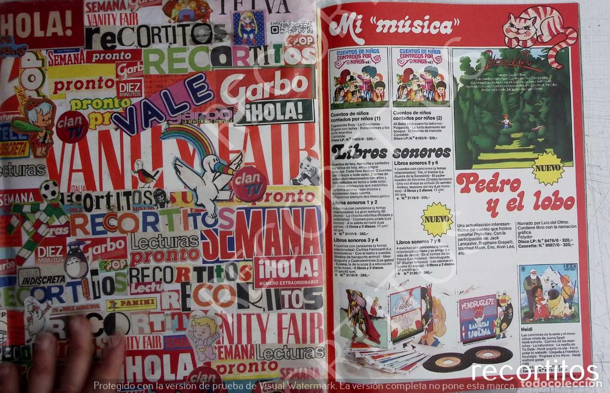 Coleccionismo de Revistas y Peri&oacute;dicos: HEIDI EL DISCO PEDRO Y EL LOBO