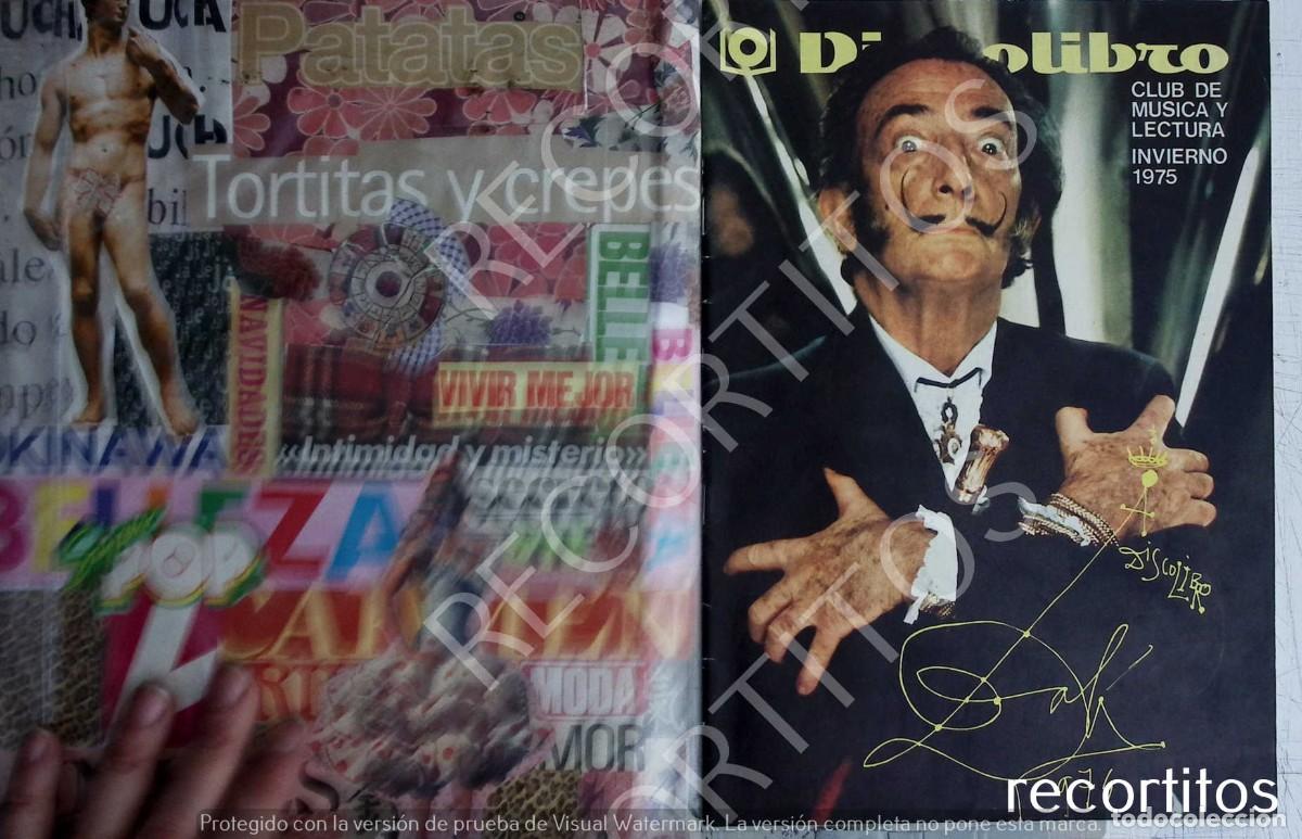 Coleccionismo de revistas y peri&oacute;dicos: SALVADOR DALI RECORTE PORTADA
