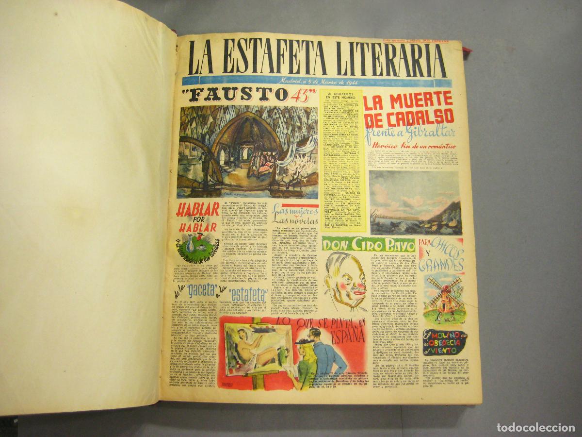 Coleccionismo de revistas y peri&oacute;dicos: TOMO I DE LA REVISTA DE LA ESTAFETA LITERARIA. N&ordm; 1 DE MARZO DE 1944 HASTA N&ordm; 25 DE ABRIL DE 1945.