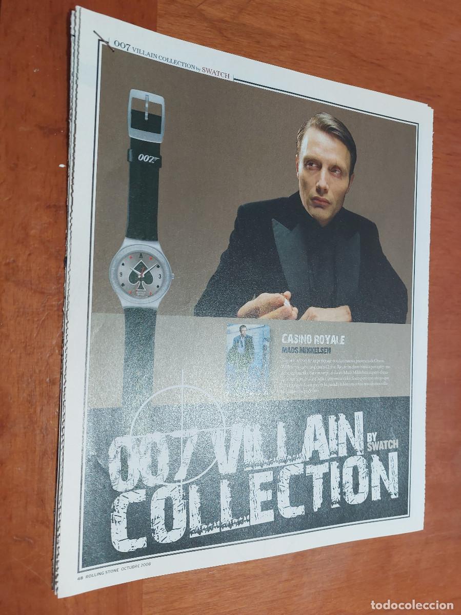 Collezionismo di Riviste e Giornali: RELOJES 007. SERIE DE CINE. DE ENEMIGOS. 3 P&Aacute;GINAS. ART&Iacute;CULO EXTRAIDO DE REVISTA. BUEN ESTADO