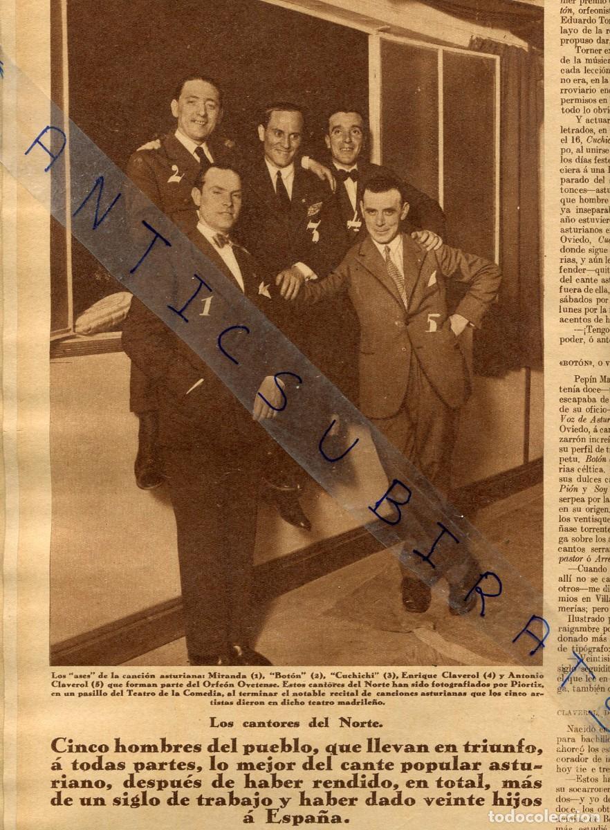 Collezionismo di Riviste e Giornali: REVISTA A&Ntilde;O 1930 CANCION ASTURIANA MIRANDA BOTON CUCHICHI CLAVEROL ORFEON OVETENSE TORRELAVEGA