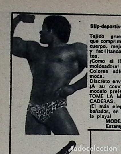 Coleccionismo de Revistas y Peri&oacute;dicos: beefcake anuncio musculos BA&Ntilde;ADOR ANIMAL PRINT