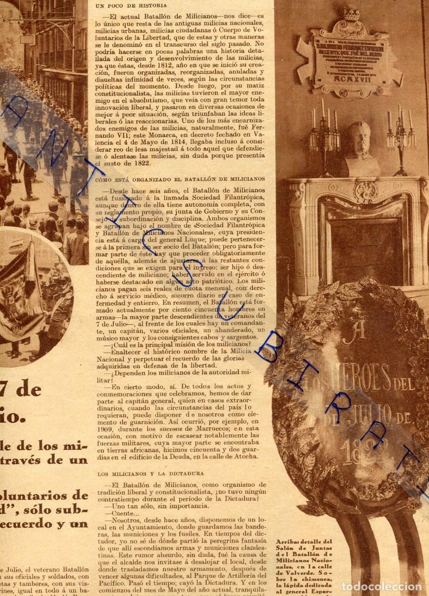 Coleccionismo de Revistas y Peri&oacute;dicos: REVISTA A&Ntilde;O 1930 7 JULIO DE 1822 MIGUEL ARTIGAS FERRANDO BIBLIOTECA NACIONAL TEATRO PINOCHO RETIRO