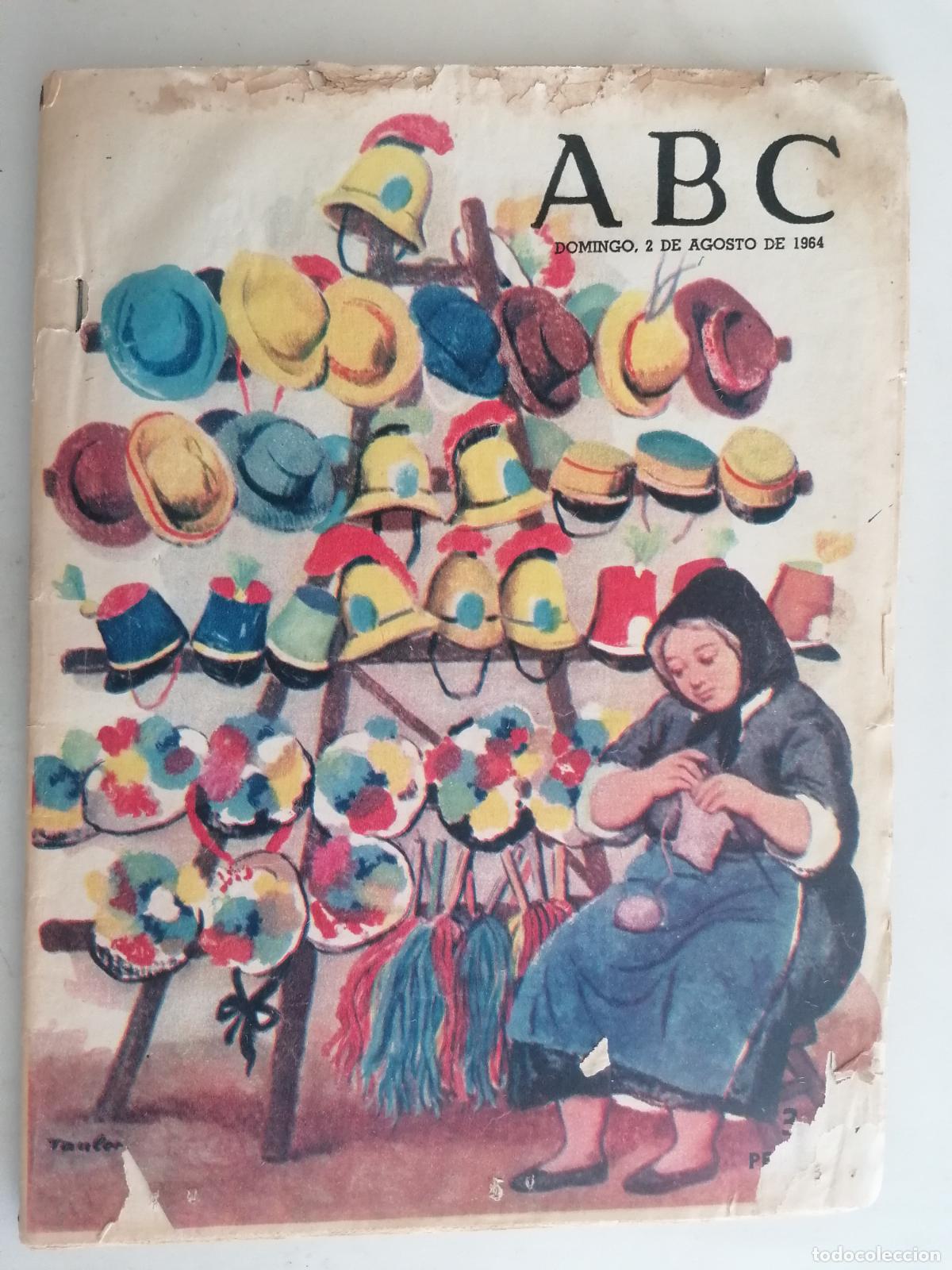 Coleccionismo de Revistas y Peri&oacute;dicos: PERIODICO ABC, N&ordm; 156, AGOSTO 1964