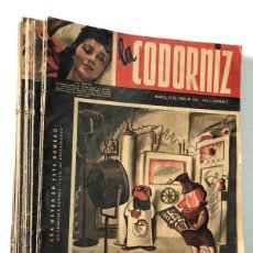 Coleccionismo de Revistas y Periódicos: LA CODORNIZ / 19 REVISTAS AÑOS 1941-42 ( PRIMEROS NÚMEROS )