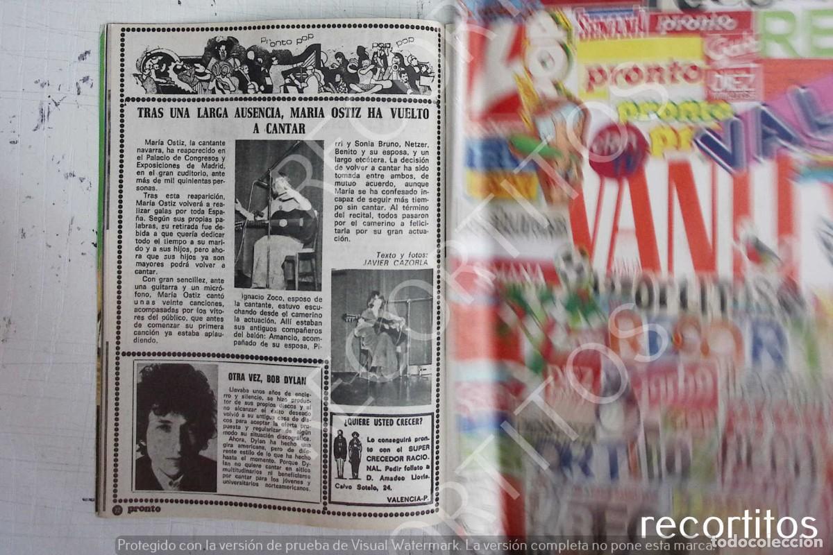 Coleccionismo de Revistas y Peri&oacute;dicos: BOB DYLAN MARIA OSTIZ