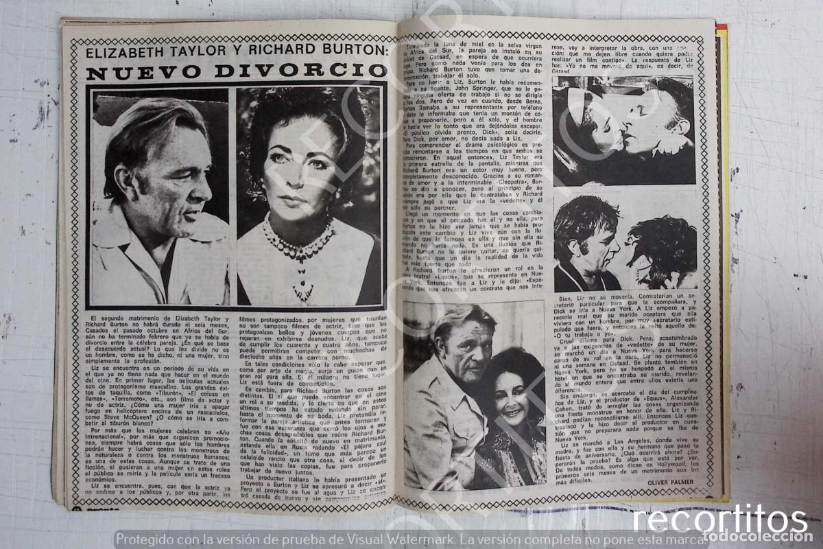 Coleccionismo de Revistas y Peri&oacute;dicos: elizabeth taylor liz richard burton