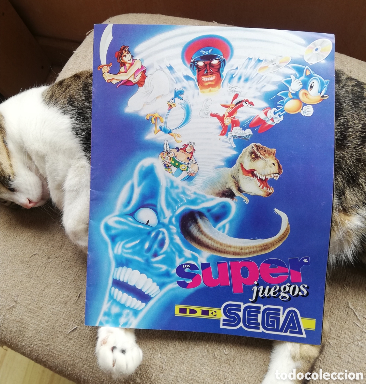 Coleccionismo de revistas y peri&oacute;dicos: Suplemento de revista cat&aacute;logo Los superjuegos super juegos de Sega. A&ntilde;os 90