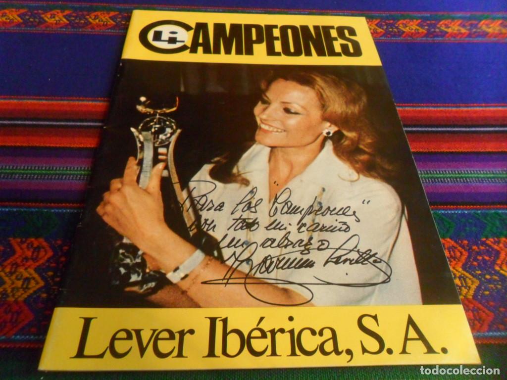 Coleccionismo de Revistas y Peri&oacute;dicos: CON CARMEN SEVILLA, CAMPEONES N&ordm; 3 LEVER IB&Eacute;RICA. 1975. MUY BUEN ESTADO.