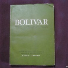 Coleccionismo de Revistas y Periódicos: BOLIVAR - REVISTA COLOMBIANA DE CULTURA. VOL. XIV. JULIO - SEPTIEMBRE 1963. NUM. 62