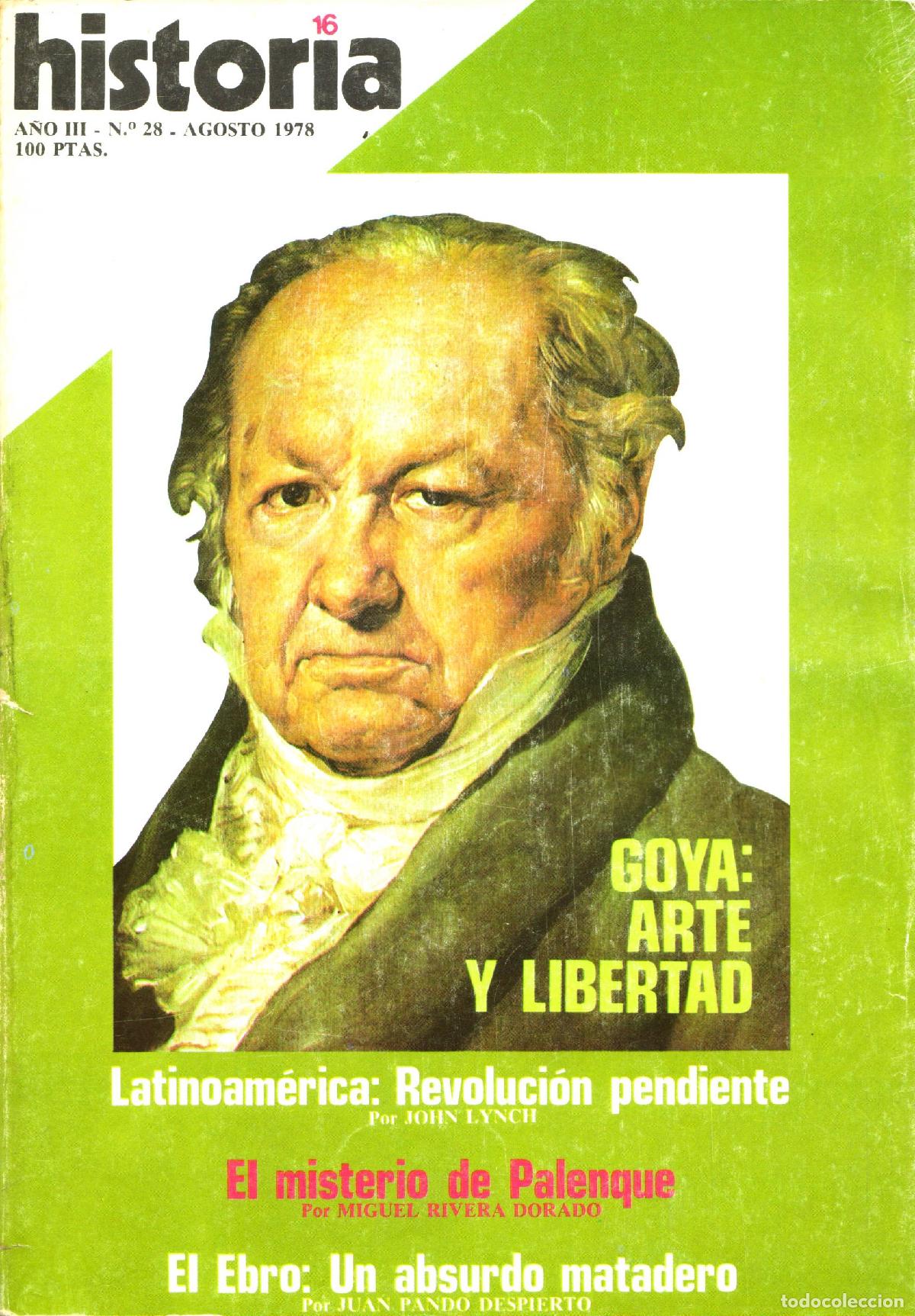 Collection Magazines and Newspapers: Historia 16 (Goya: arte y libertad, 28) - Varios autores