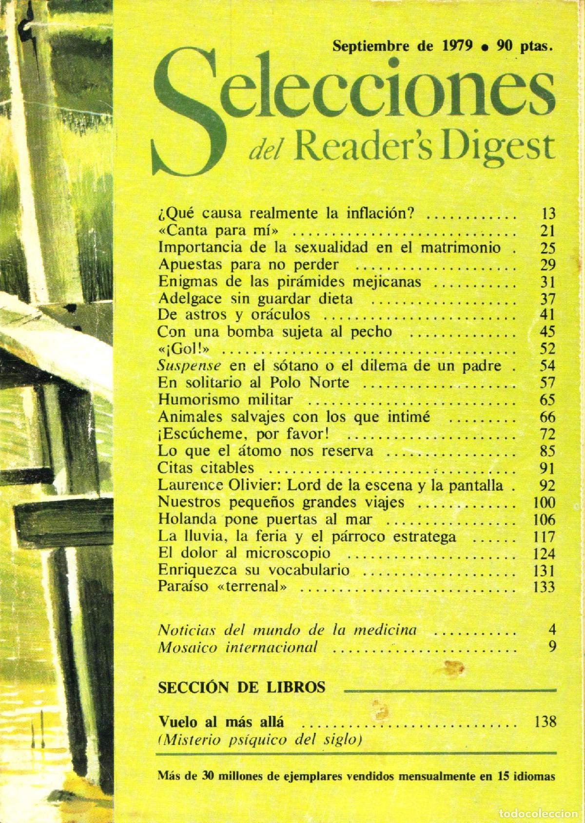 Coleccionismo de Revistas y Peri&oacute;dicos: Selecciones del Reader's Digest (Septiembre 1979, 466) - Varios autores