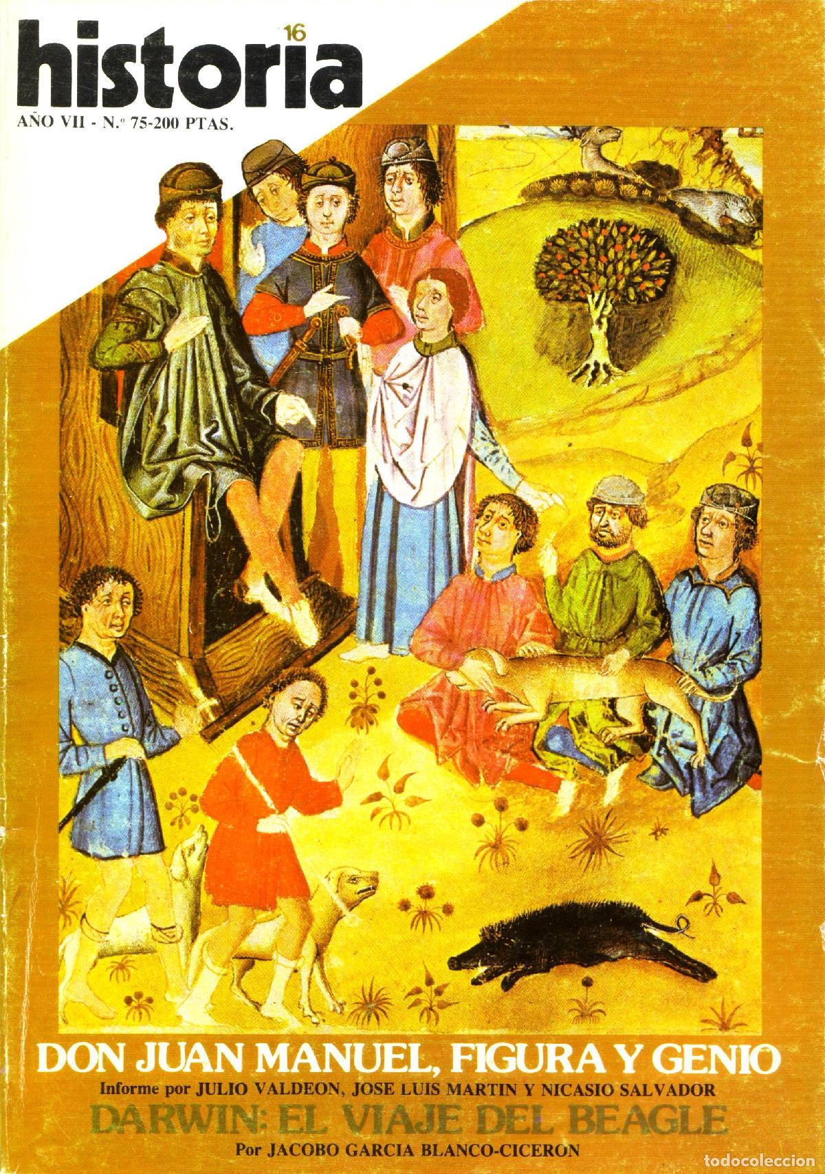 Collezionismo di Riviste e Giornali: Historia 16 (Don Juan Manuel, figura y genio, 75) - Varios autores