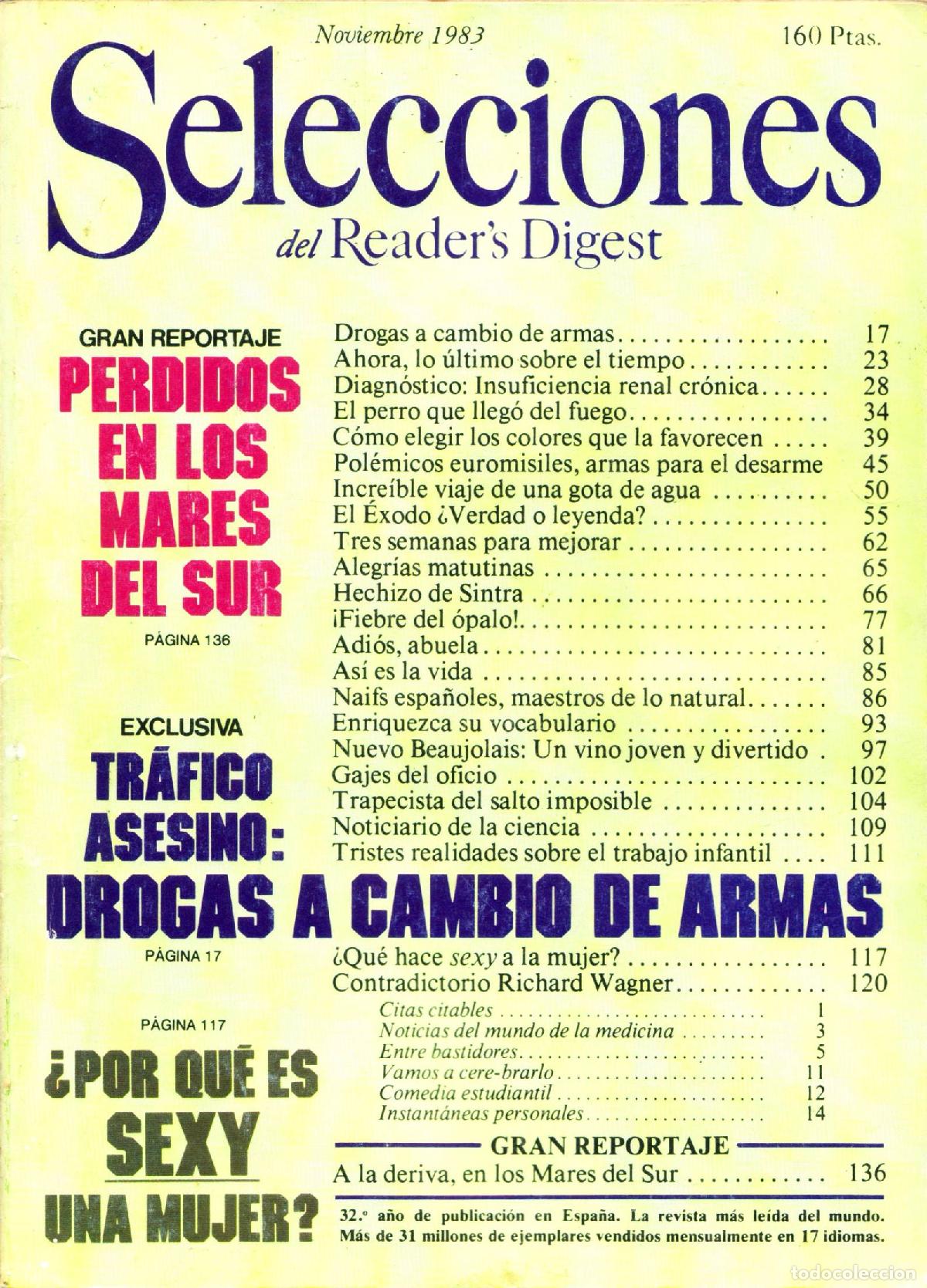 Sammeln von Zeitschriften und Zeitungen: Selecciones del Reader's Digest (Noviembre 1983, 516) - Varios autores