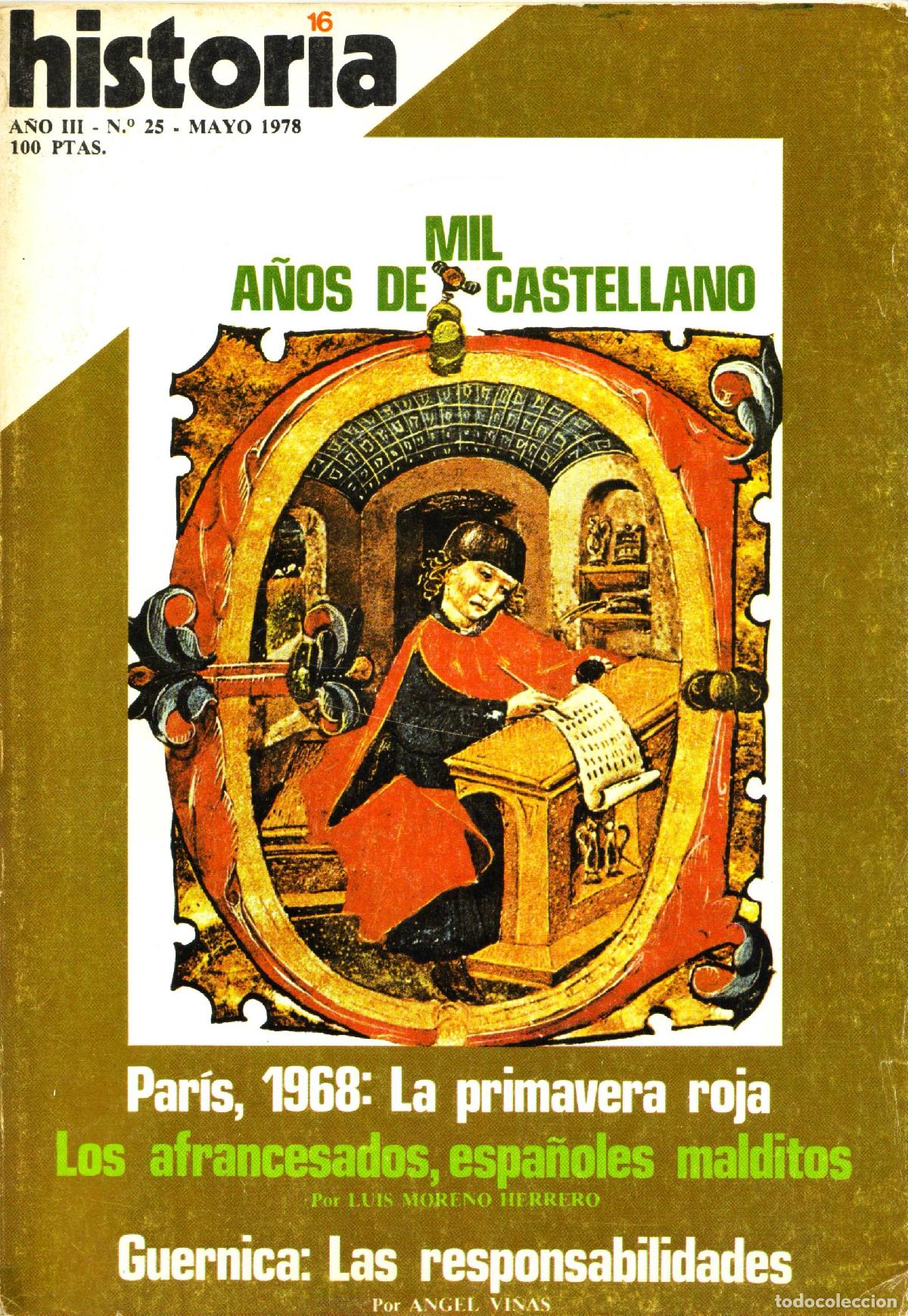 Coleccionismo de Revistas y Peri&oacute;dicos: Historia 16 (Mil anos de castellano, 25)