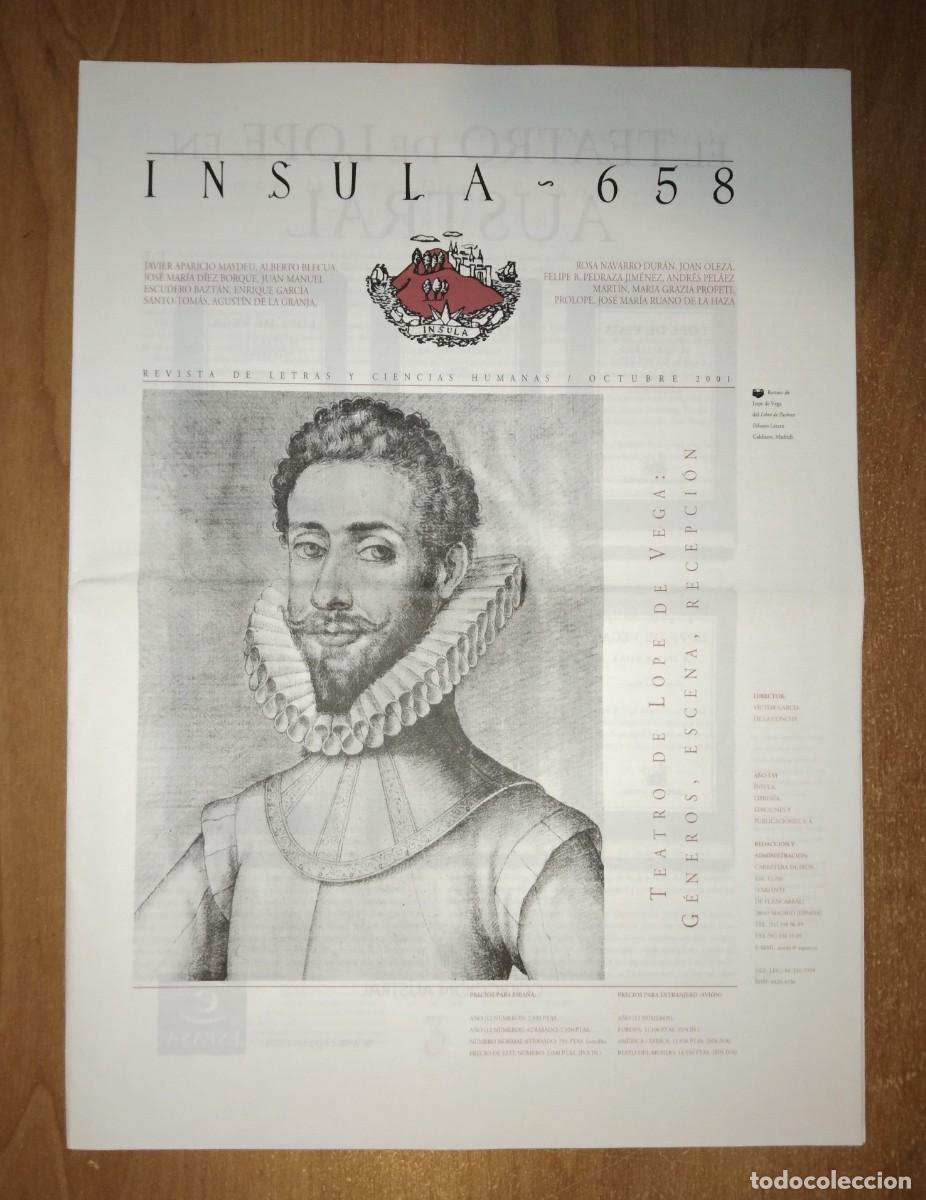 Collection Magazines and Newspapers: &Iacute;NSULA 658, 2001 - MONOGR&Aacute;FICO: LOPE DE VEGA. G&Eacute;NEROS, ESCENA, PERCEPCI&Oacute;N