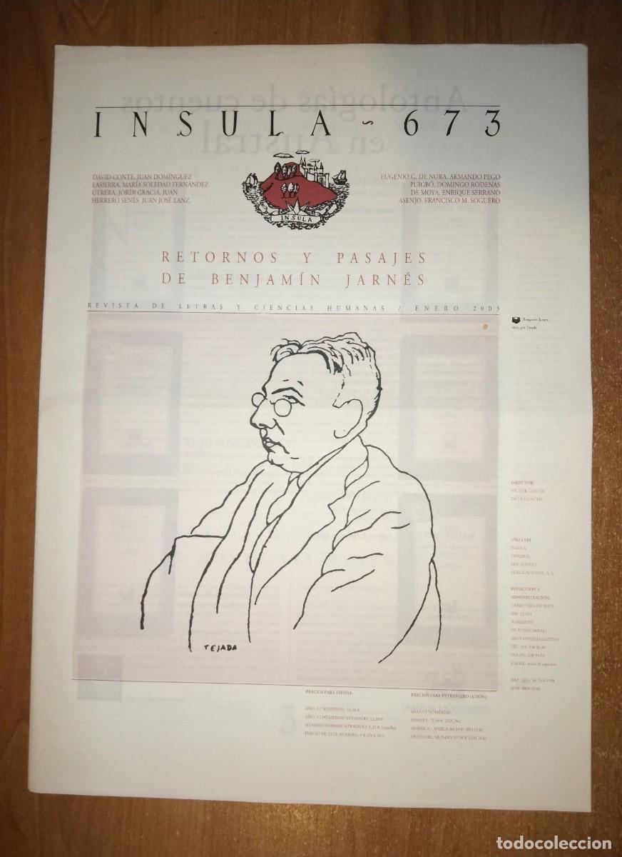 Collection Magazines and Newspapers: &Iacute;NSULA 673, 2003 - MONOGR&Aacute;FICO: BENJAM&Iacute;N JARN&Eacute;S